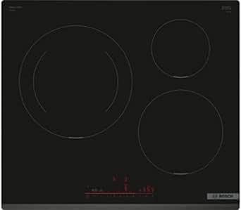 Bosch PIJ631HB1E, 6 Series Induction Hob, 3 Hobs, 60 cm, Black - Image 1
