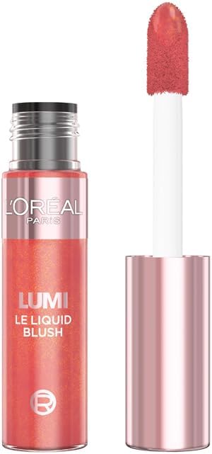 L'Oréal Paris - Intense Pigmentation Liquid Blush - Lumi Blush - Light Texture for a Second Skin Effect - Dimmable - Shade : 625 Gold Pink - Format 10 ml - Image 1