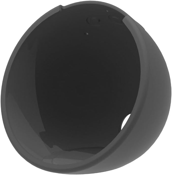 Support de bureau en silicone pour Amazon Echo Pop A375 - Accessoire de haut-parleur Amazon Echo Pop - Noir - Image 1