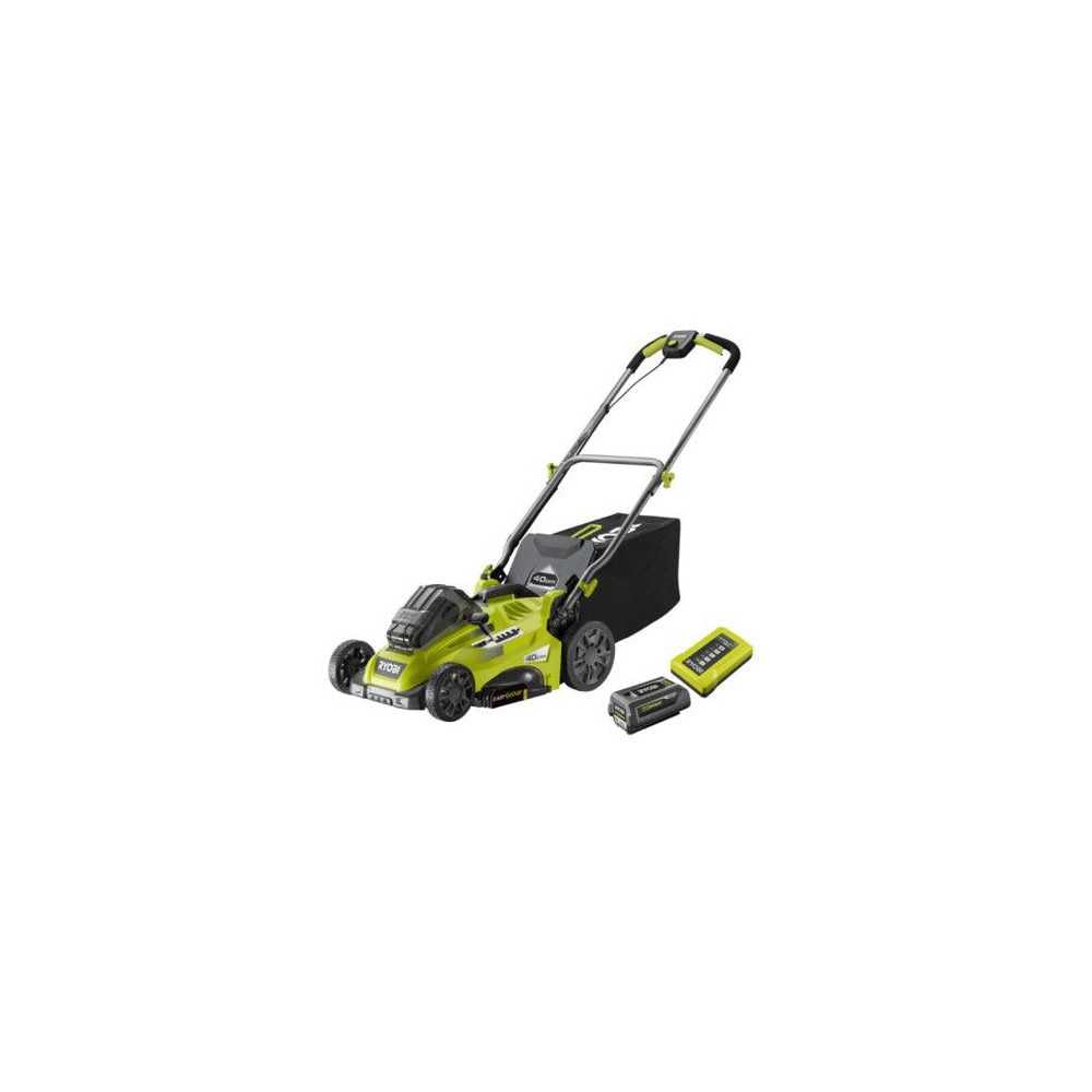 RYOBI RLM36X41H50G 36V Push Lawnmower 40cm Cut 1 x 5.0Ah Battery 1 Charger - Image 1