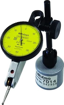 Mitutoyo Adjustable probe comparator, horizontal model, 0.8 mm, 0.01 mm, with magnetic base - Image 1