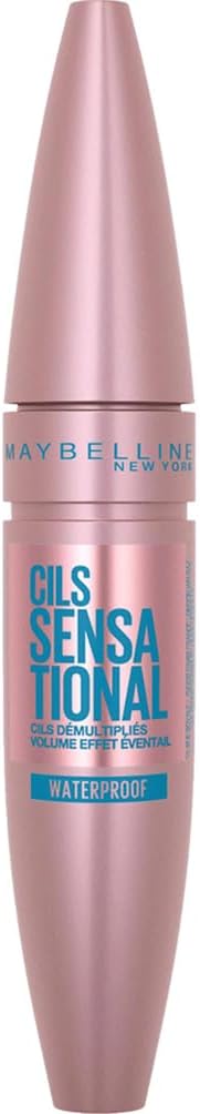 Maybelline New York - Mascara Volume Waterproof - Cils Sensational - Noir - 9,4 ml - Image 1