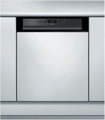 Whirlpool WBC3C26B built-in dishwasher 60 cm – Built-in dishwasher black band – Energy class A++ / Time remaining display – Delayed start          [Energy Class E] - Image 1