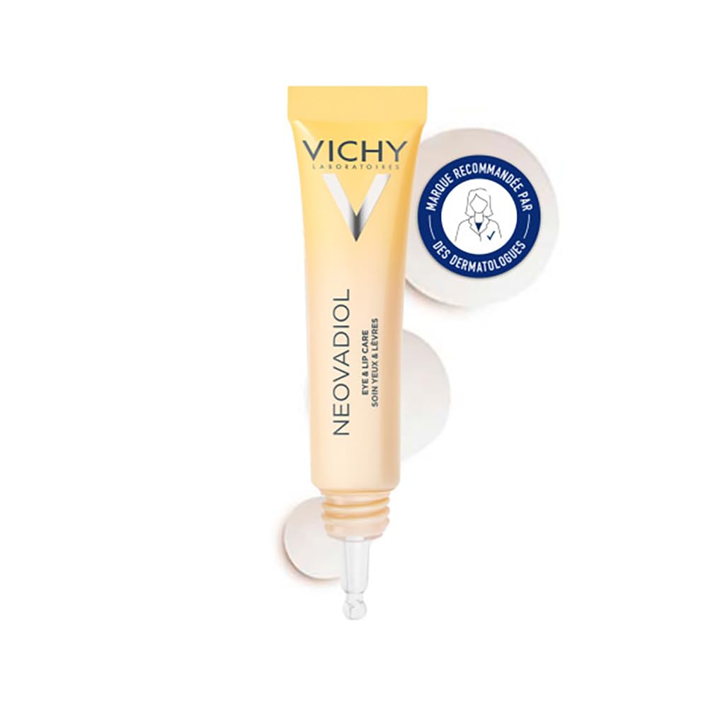 Vichy, Neovadiol, Multi-Correcting Eye & Lip Care, Nourishing & Protective Action, Enriched with Proxylan, Cassia, Hyaluronic Acid & Niacinamide, For Mature Skin, 15 ml - Image 1