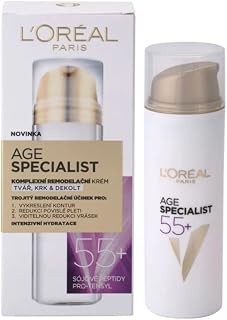 L'Oréal Paris - Crème de Jour Anti-Âge Fortifiante - Soin de Jour Redensifiant Anti-Rides Triple Action - Enrichi en Calcium - Pour Peaux Matures - À partir de 55 ans - Age Expertise - 50 ml - Image 1