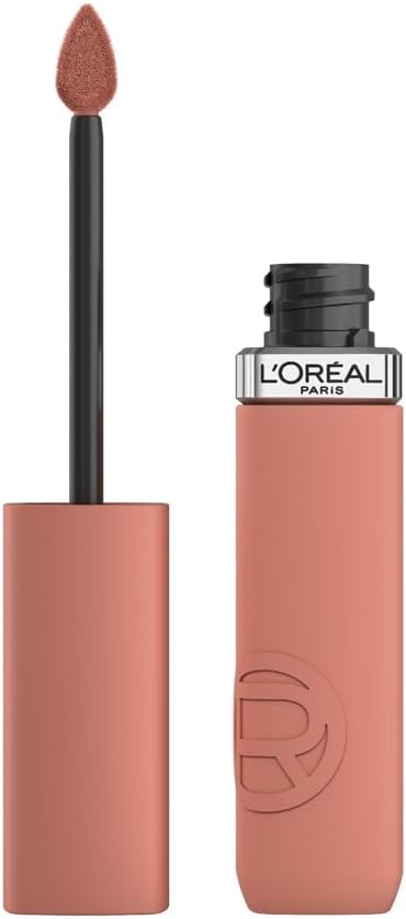 L'Oréal Paris - Liquid Lipstick - Intense Colour & Matte Finish - Long Lasting - No Transfer - With Hyaluronic Acid - Infallible Matte Resistance - Shade : 601 Worth It - Image 1
