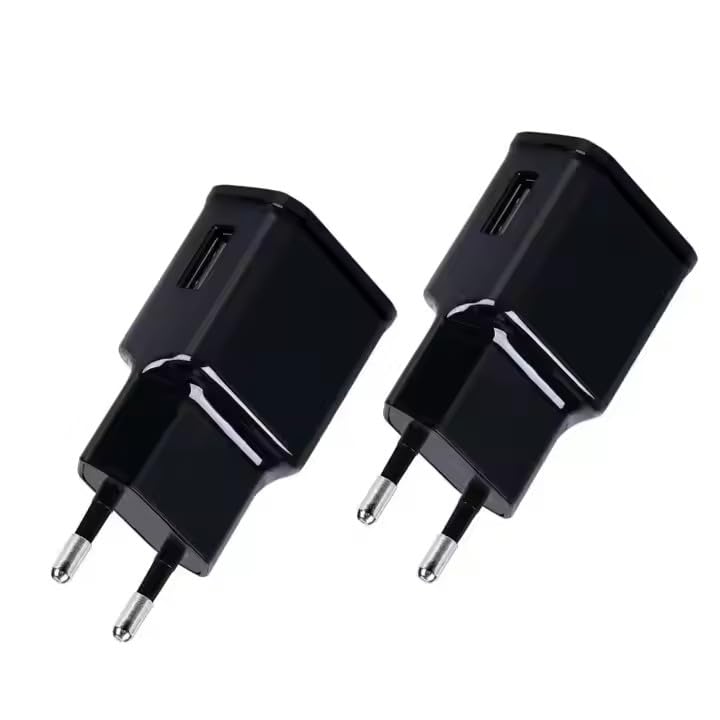 2PCS USB Wall Charger, 5V 2A Charger Power Adapter, Fast Charging USB Block, Charging Plug Block Cube, Wall Plug for iPhone, iPad, Sumsung, Android, Kindle, Baby Bottle Warmer - Image 1