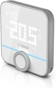 Bosch Smart Home Room Thermostat II for Wired Heating Systems, 230V, Compatible with Google Assistant and Alexa          [Energy Class B] - Image 1
