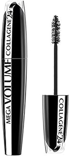 L'Oréal Paris Mascara Méga Volume au Collagène, Longue Tenue, Volumisant avec un Maxi Applicateur en Poils, Noir - Image 1