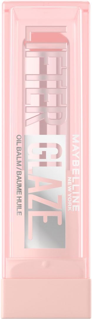 Maybelline New York - Baume Huile Hydratant - Lèvres Lissées et Brillantes - Effet Laqué - Enrichi en Acide Hyaluronique et Extrait de Cerises - Lifter Glaze - Teinte : 006 Caramel Glow - Image 1