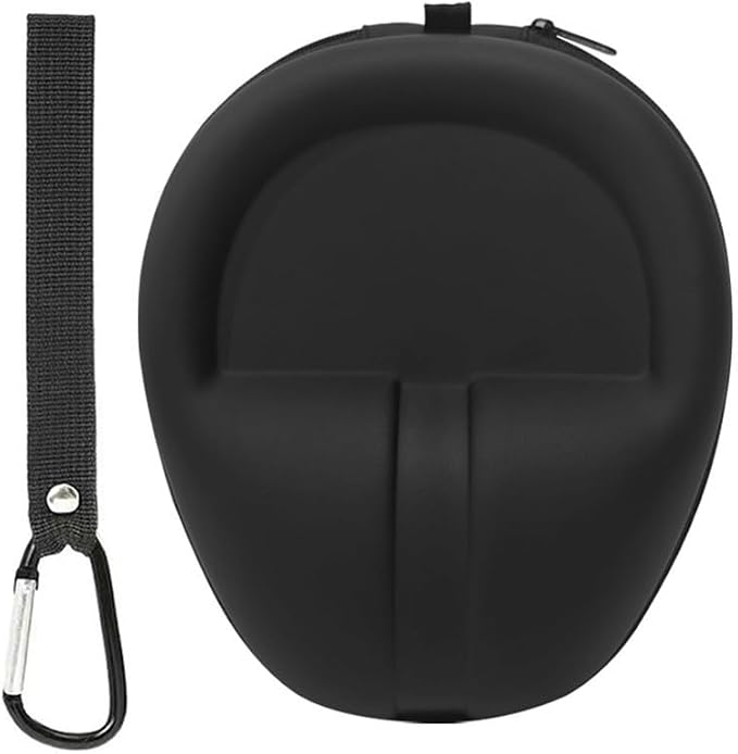Sony WH1000XM6 XM5 Headphone Storage Case Shockproof Portable Audio Case PU Leather Pouch (Black) - Image 1