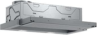Bosch Serie 2 DFL063W56 cooker hood Semi built-in (pull out) Metallic 328 m³/h C          [Energy Class C] - Image 1
