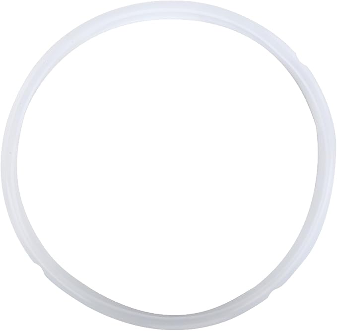 1 PCS Silicone Sealing Ring Accessory Compatible with Instant Pot 5/6 Qt, Pressure Tool 8Qt Silicone Seal Accessories Rubber Sealer Replacement (8Qt White) - Image 1