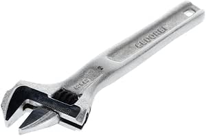 GEDORE Adjustable Wrench, Size 25/32 inch, Adjustment Graduation, Phosphated, Plastic Sleeve, 60 S 6 C - Image 1