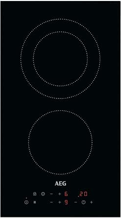 AEG Domino HRB32310CB Freestanding Ceramic Hob 30 cm - Image 1