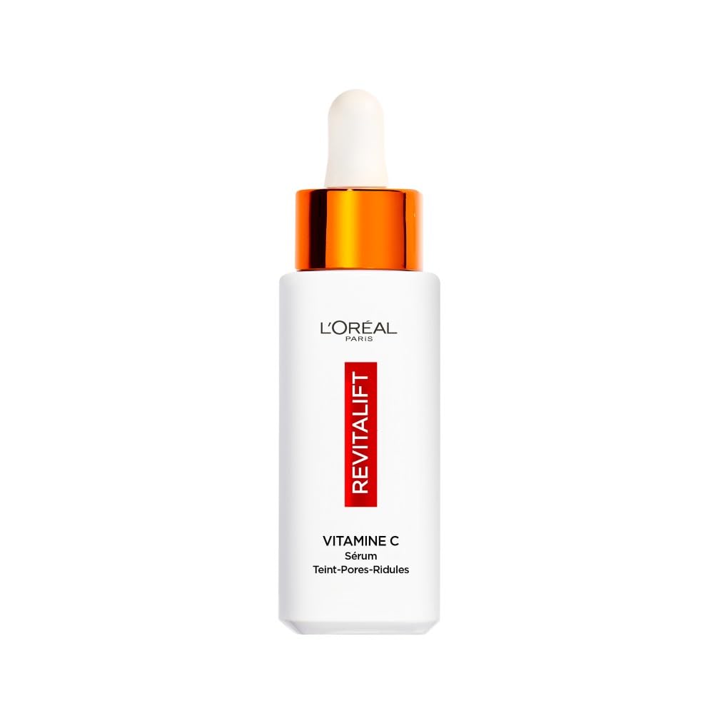 L'Oréal Paris – Serum 12% Pure Vitamin C + Salicylic Acid + Vitamin E – Antioxidant & Anti-Aging – Irregular Complexion, Pores and Fine Lines – Anti-UV Bottle – Revitalift Clinical – 30 ml - Image 1
