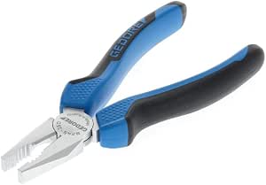 GEDORE Universal Pliers for Cutting/Holding/Twisting, Long Edge, 2-Component Handle, European Model, 160 mm Length, 8245-160 JC - Image 1