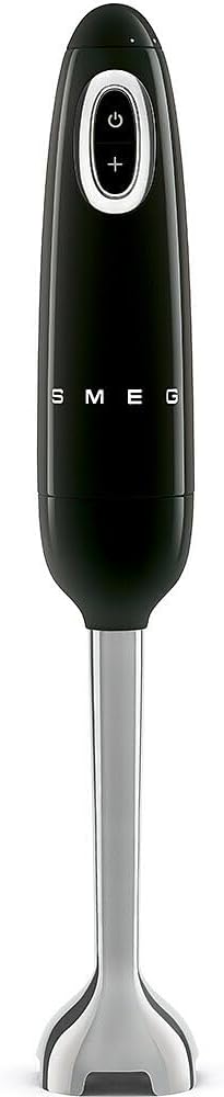 Smeg, HBF11BLUE Hand Blender, Turbo Function and Flowblend Cutting System, with Non-Slip Handle, Integrated Cord Storage, Accessories Not Included, Power 700W, Black - Image 1