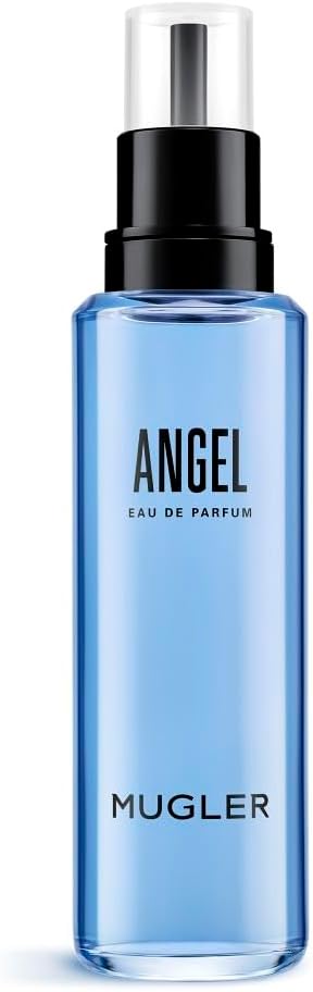 MUGLER Angel - Eau de Parfum Rechargeable Pour Elle - Parfum Femme - Ambré Gourmand - Patchouli, Accord Praline & Absolu de Vanille - Tenue Longue Durée - Spray Vaporisateur - Recharge 100 ml - Image 1