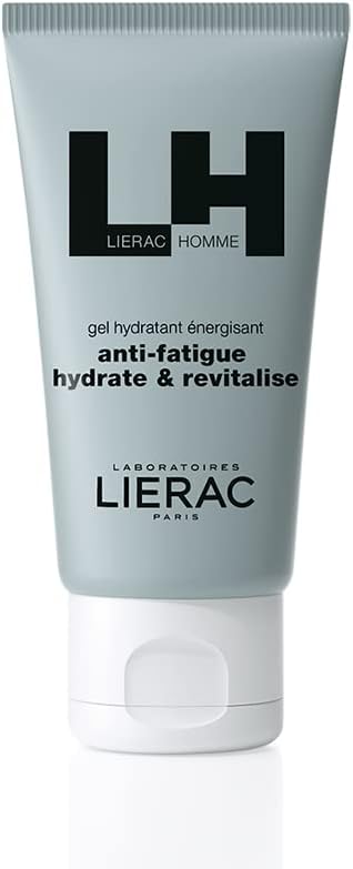 Lierac - LIERAC Homme - Energising Moisturising Gel 50ml - Face Care - Anti-Fatigue - Moisturizes - Revitalises - Non-greasy - Non-sticky formula - 96% ingredients of natural origin - Image 1