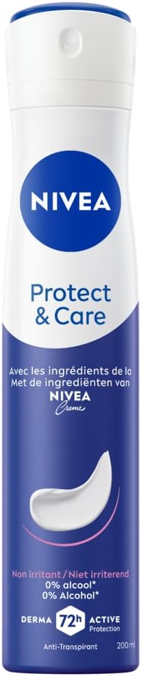 NIVEA Protect&care Déodorant Atomiseur Spray 200 ml - Image 1