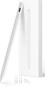 Stylus Pen for Apple iPad 2018-2025, Quick Charge with Palm Rejection, Tilt Detection, Compatible iPad 11/10/9/8/7/6, iPad Mini 7/6/5, iPad Air M2/5/4/3, iPad Pro M5/M4 13"/12.9''/11'' - Image 1