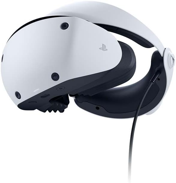 Sony, Playstation VR2 PS5, VR Headset + PS VR2 Sense Controller, Virtual Reality Headset for PS5, Compatible with Playstation 5 Console, Colour: Black and White - Image 1