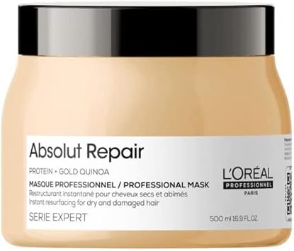 L'Oréal Professionnel Série Expert Absolut Repair Hair Mask for Damaged Hair, 500 ml - Image 1