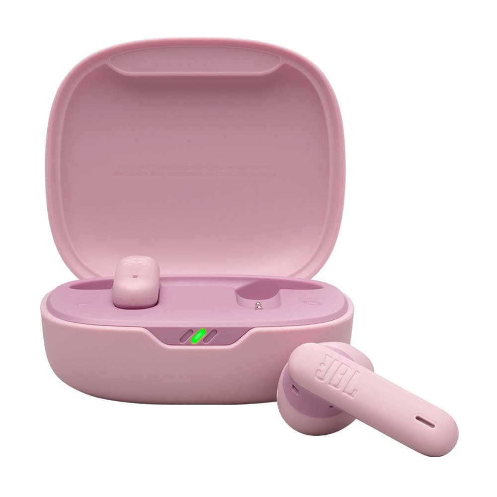 JBL Wave Flex 2, Wireless Bluetooth Headphones, 40 Hours of Battery Life, JBL Pure Bass Sound, Smart Ambient Technology, IP54 Water and Dust Resistance, Multi-Point Connection, Pink - Image 1