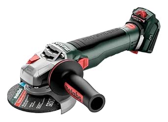 metabo WVB 18 LT BL 11-125 Quick Cordless Angle Grinder, 18 V, 125 mm Diameter, Brushless Motor, Speed Regulation, Quick Release Nut, Brake System, Protective Cover - Image 1