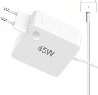 Replacement Chargeur Mac Book Air,45W T-Tip Chargeur Adaptateur d'alimentation Compatible avec MacBook Air 11 et 13 Pouces (Mid 2012~2017),Modèles A1435 A1436 A1465 A1466 A1244 A1269 A1270 - Image 1
