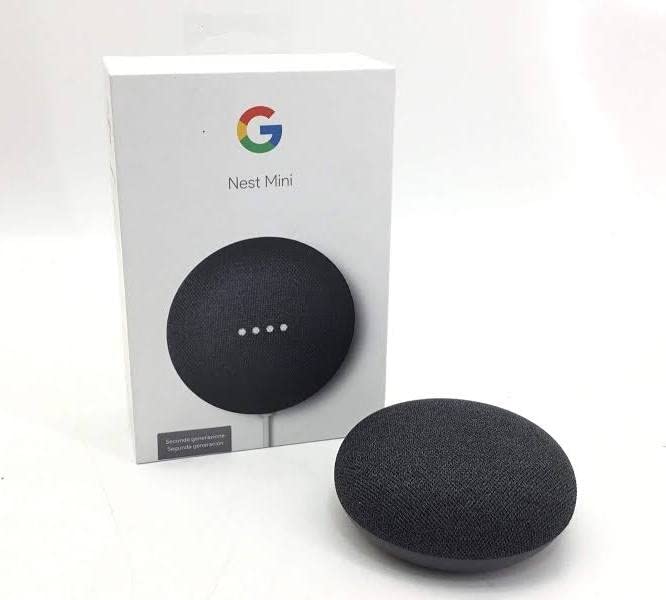 Google Nest Mini Stand (Google Nest Mini Black + Black Mount) - Image 1