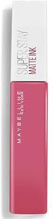 Maybelline New York – Rouge à Lèvres Mat Liquide – Longue Tenue – Superstay Matte Ink – Teinte : Inspirer (125) - 5 ml - Image 1