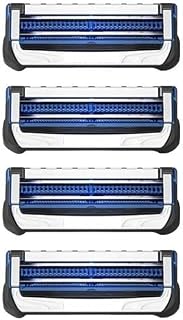 Gillette Skinguard lame têtes de rasoir ultra-mince Nano Grade tranchantes 2 couches lames lames de rasoir for peau d'acné huileuse(4pcs) - Image 1