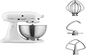 KitchenAid 5K45SS Classic Mixer, 4.3 Litre, 10 - Image 1