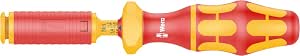 Wera 05074750001 7441 VDE Kraftform Adjustable Torque Handle, 9 mm Hex, 1.2-3.0 Nm, Red - Image 1