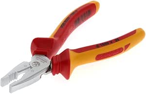 GEDORE VDE reinforced universal pliers for cutting/holding/twisting, Electronic, Insulated, Length 160 mm, VDE 8250-160 H - Image 1