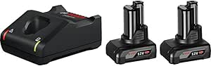 Bosch Professional 12 V system starter set batteries: 2 GBA 12V 6.0Ah batteries + GAL 12V-40 fast charger - Image 1