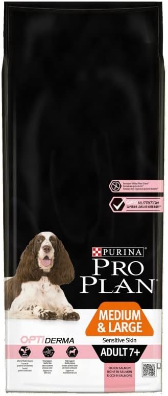 Purina Pro Plan 7+ Medium/Large Sensitive Skin 14kg - Image 1