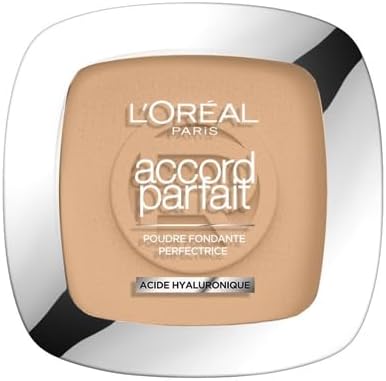 L'Oréal Paris - Bienfaisante Perfecting Melting Powder - Enriched with Mineral Pigments & Hyaluronic Acid - All Skin Types - Perfect Match - Shade : Golden Beige (3.D) - 9 g - Image 1