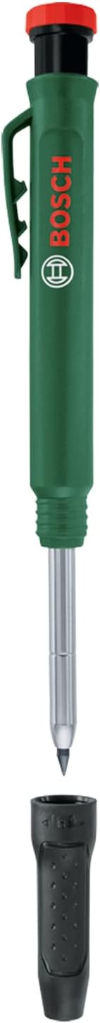 Bosch marker (convenient and sturdy pencil for deep holes; useful for marking stone, wood, paper and many other materials; built-in sharpener) - Image 1