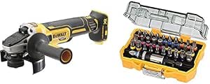 DEWALT - Burshless XR 18V 5Ah Li-Ion Grinder - DCG405NT-XJ & 32-Piece 25mm Screwdriver Bit Set - DT7969-QZ – 32-Piece Screwdriver Bit Assortment - Image 1