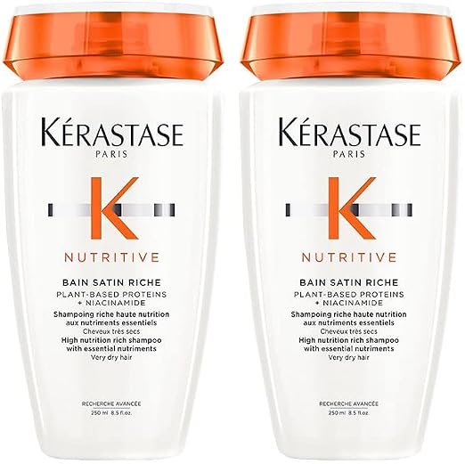 Kerastase Nutritive Satin Rich Bath 250 ml X2 - Image 1