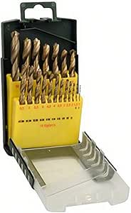 Bosch Accessories 2607017152 HSS-Titanium Metal Drill Bit Set 19-Piece 1-10 mm - Image 1