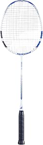 Babolat - Badminton Racket Model Satelite Rise, Grip 2 Color Blue/White, Composite, Ideal for Players Seeking Precision and Performance, Light Weight, Widened Sieve for Precise Strikes - Image 1