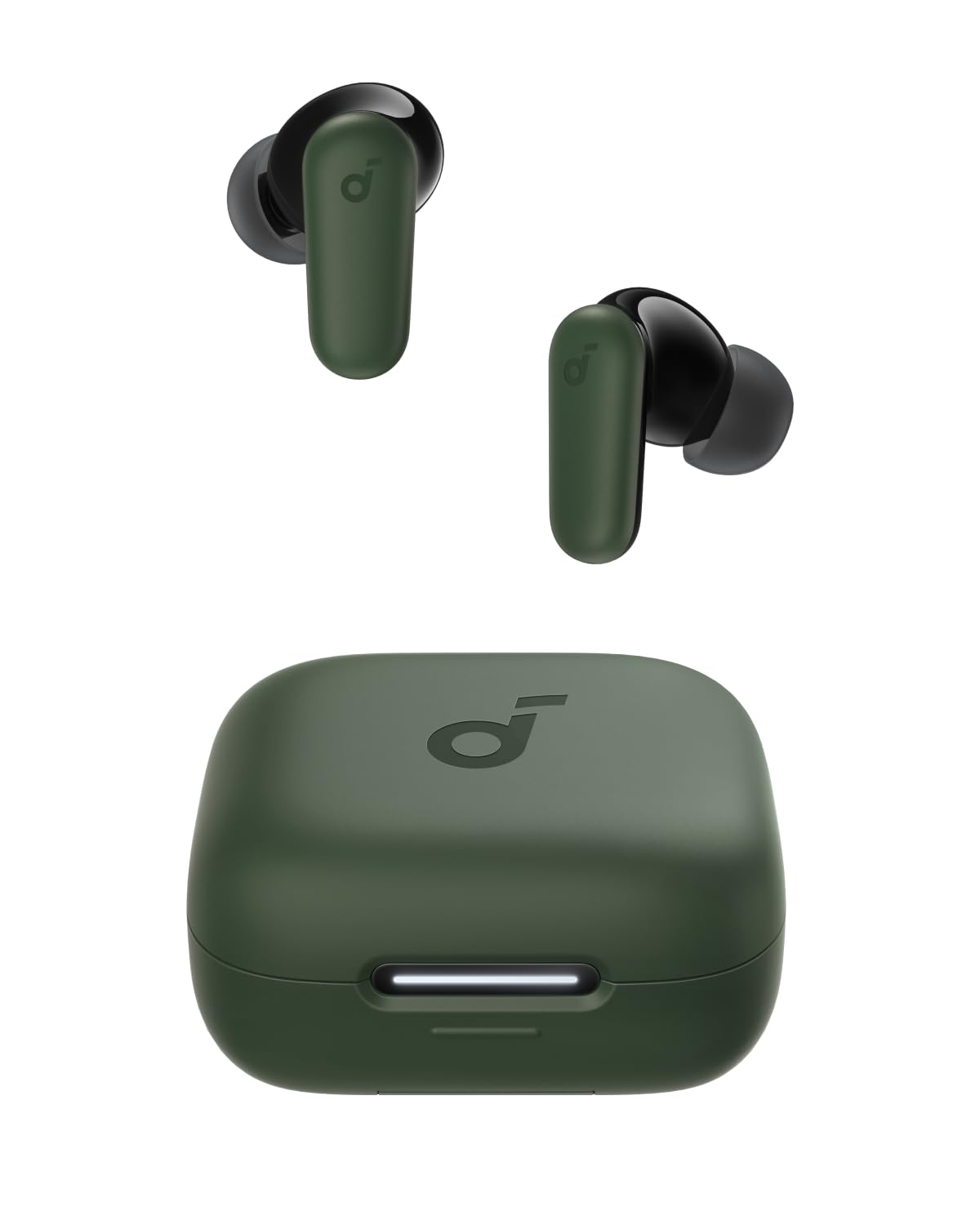 Soundcore Anker P30i Wireless Bluetooth Earbuds, Strong and Smart Noise Cancelling Earbuds, Powerful Bass, 45H Battery Life, 2-in-1 Case and Phone Stand, IP54 - Image 1