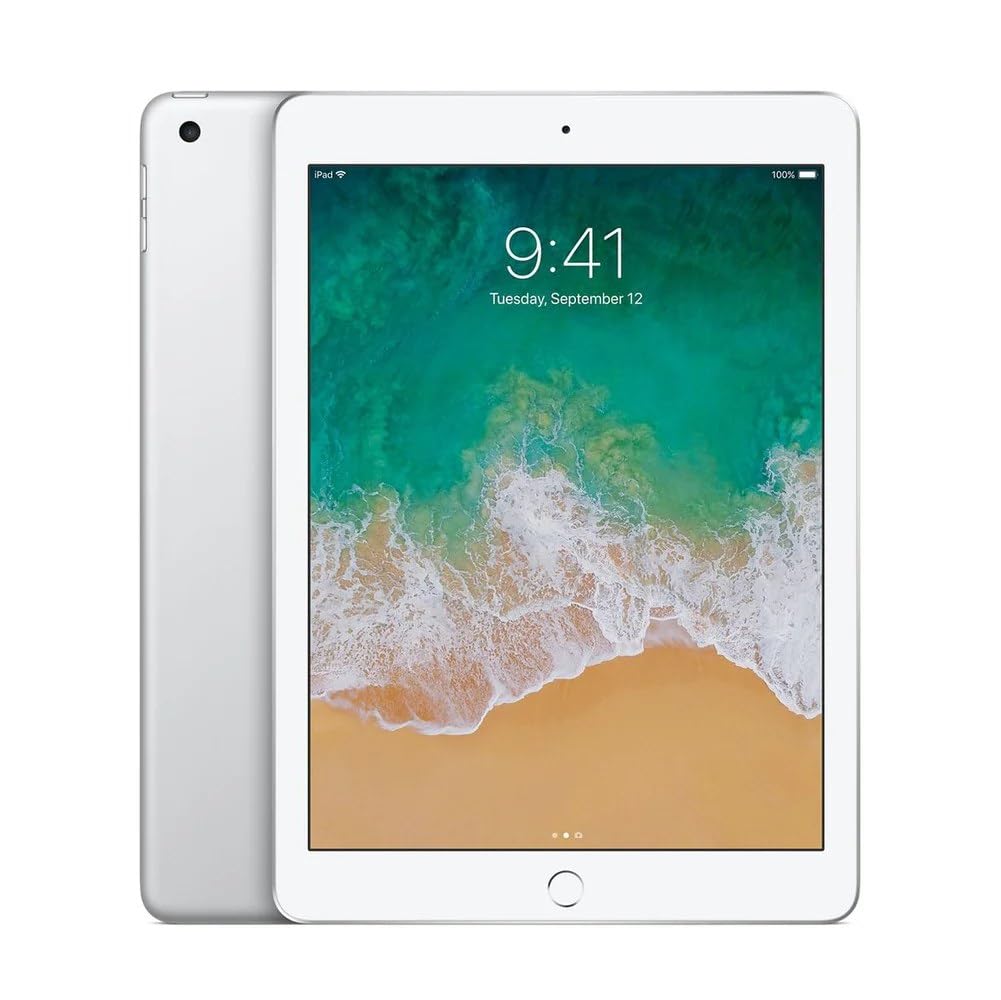 Apple iPad 9.7 (5th Generation) 128GB Wi-FI - Silver (Refurbished) - Image 1