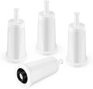 4 Pack Water Filter Replacement for Sage Coffee Machine, Compatible with Sage Barista Express Pro, Water Filters for SES008 SES810 SES875 SES880 SES920 SES980 SES990 Coffee Machines - Image 1