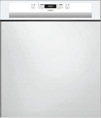 Whirlpool WBC3C26 built-in dishwasher, 60 cm, built-in dishwasher, white band, energy class A++, time remaining display, delayed start          [Energy Class E] - Image 1