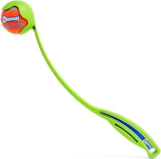 Chuckit, Jette ! Lanceur de balles de sport pour chien Fetch, jouet pour chien, avec petite balle de tennis, petite, 36 cm - Image 1